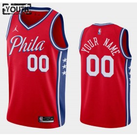 Dres Philadelphia 76ers Prilagođeni 2020-21 Jordan Brand Statement Edition Swingman - Dječji
